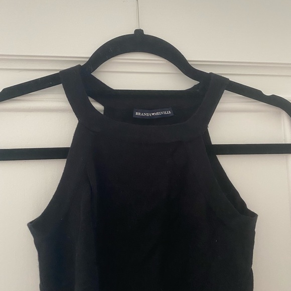 Brandy Melville black halter style top - Picture 3 of 3